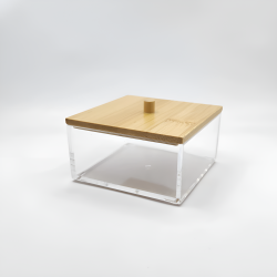 Acrylic And Wooden Organizer